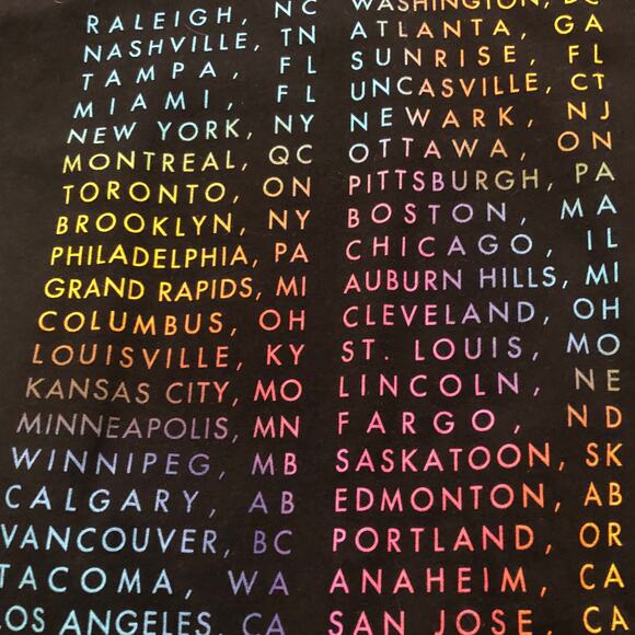 Next Level Apparel Katy Perry Prismatic World Tour Graphic Band Shirt - Picture 8 of 9